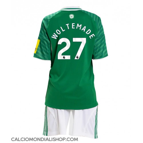 Maglie da calcio Newcastle United Nick Woltemade #27 Seconda Maglia Bambino 2025-26 Manica Corta (+ Pantaloni corti)